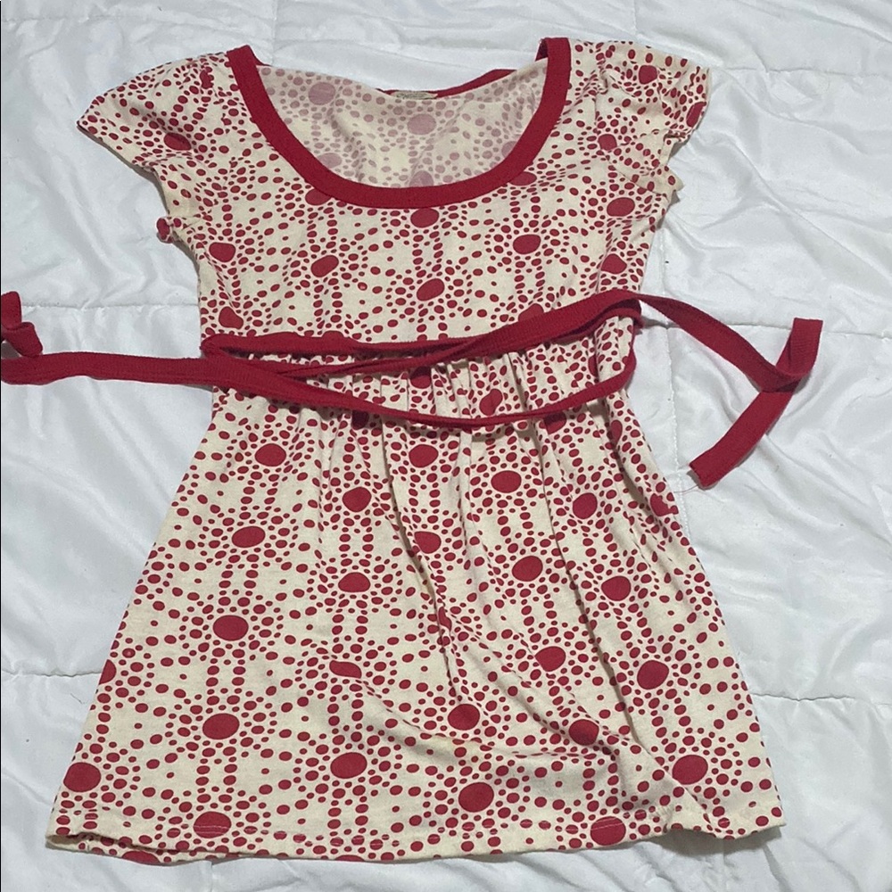 Charming Red Polka top